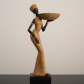 Artisan-Inspired Decorative Figurine Tray – Modern Tabletop Accent Bowl